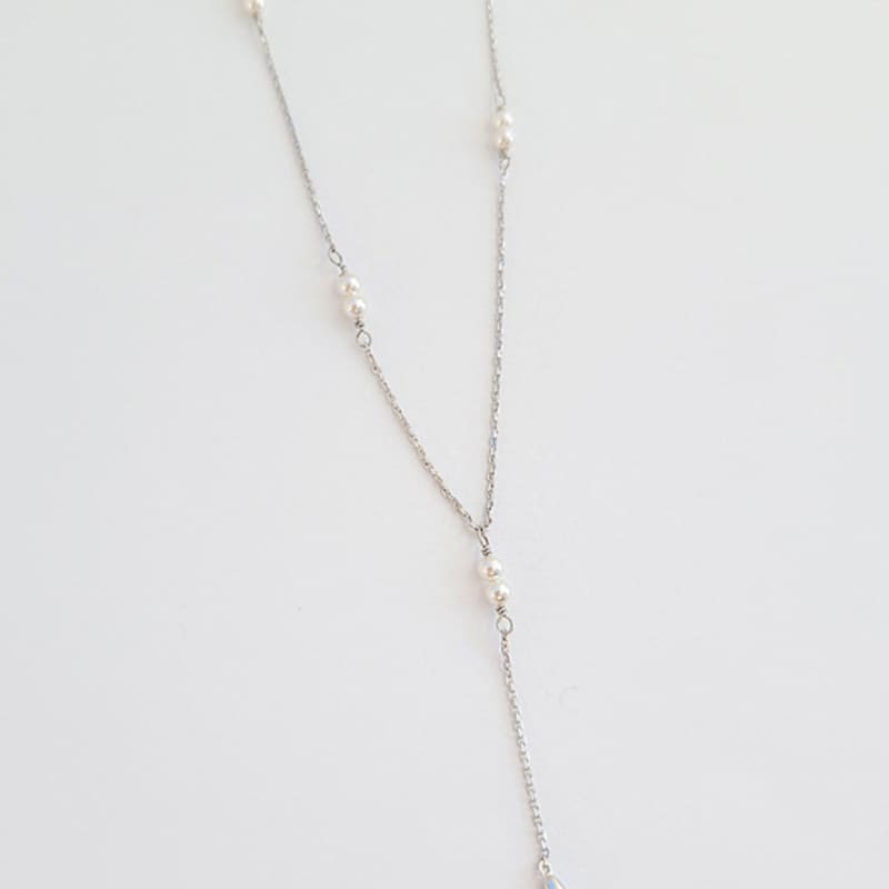 BSWAN 25SS Y Double Pearl_Necklace