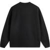 Li Ning CF Suo Letter Rundhals Langarm Fleece Warmes Sweatshirt Herren Sweatshirt Schwarz AWDU957-4