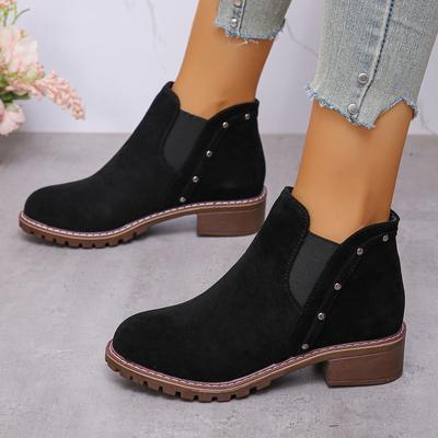 Women Boots Autumn Winter New Fashion Boots Women Outdoor Low Heel Low Tube College Style Shoes for Women Botas De Mujer