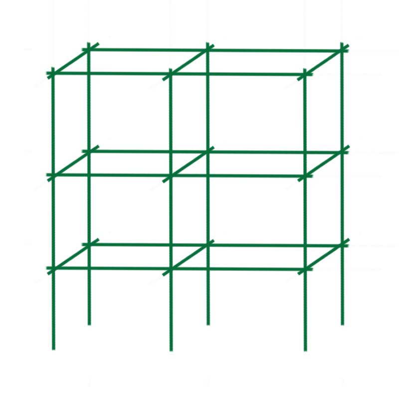 Outdoor Climbing Frame: Vegetable, Bean & Cucumber Support, Rose Stand, Grape Arbor - Steel