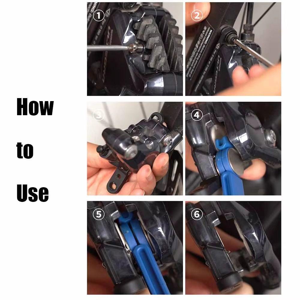 Carbon Steel Bicycle Brake Piston Resetter Hydraulic Brake Piston Tool  Brake Caliper Repair