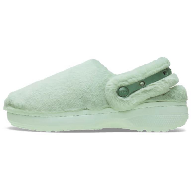 Crocs Comfortable Fashion and Versatile Abrasion and Non-Slip Toe Slippers Unisex Green