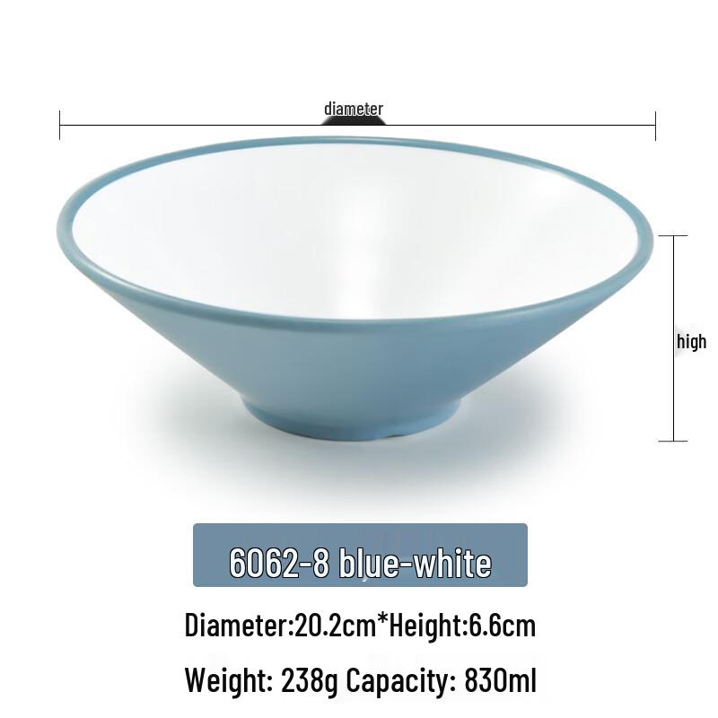 A5 Melamine Conical Noodle Bowl