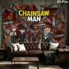 Chainsaw Man Wall Tapestry Aesthetic Wall Hanging Printed Fabric Blanket Decorative Tapestries For Bedroom Living Room Home Decor