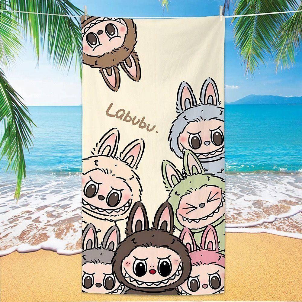 Cute Cartoon Children's Bath Towels, Running Sports Quick-drying Towels, Swimming Bath Towels, Beach Towels
