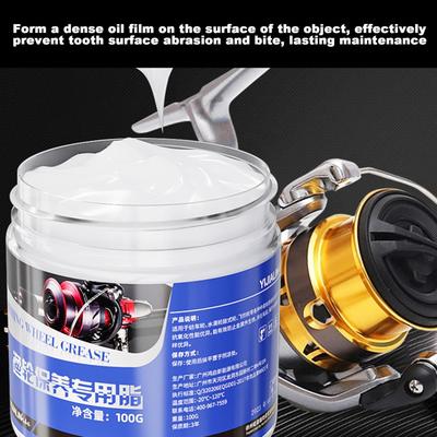 100g Reel Grease & Oil, Marine Fishing Reel Care Accessories, Lubricant for Teardrop, Drum Wheel, Extend Reel Life
