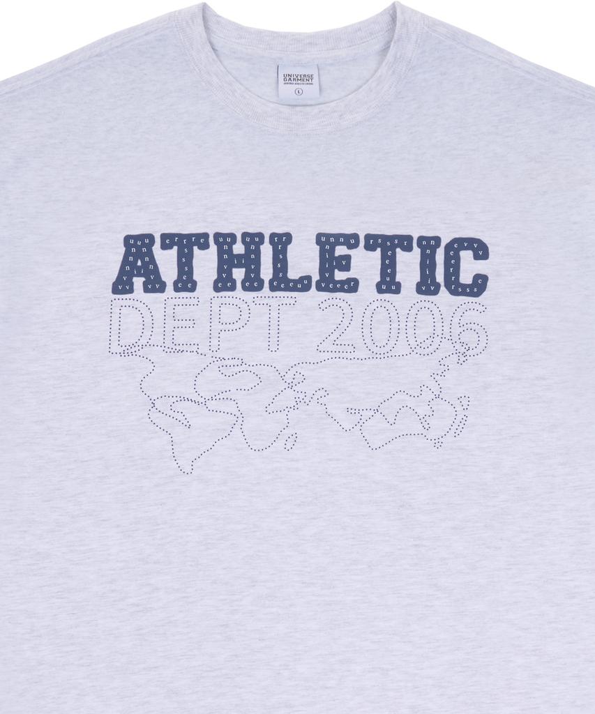 Yunibeoseugameonteu Dot Signed T-Shirt_Melange Grey