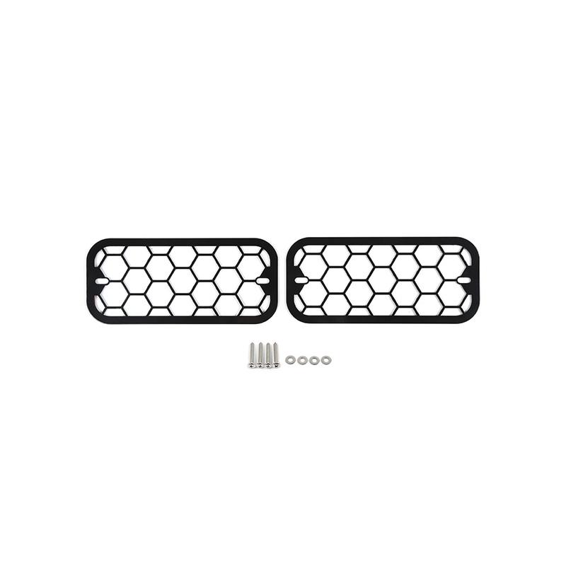 SHINEKA Lamp Hoods For Suzuki Jimny 2007-2017 Car Rear Bumper Fog Lamp Light Trim Cover Rear Fog Light Decoration Accessories