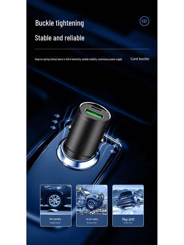 Super Fast Car Charger with 16-Port Cigarette Lighter Adapter for Huawei, Xiaomi, and Apple Devices