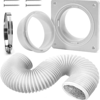 ערכת צינור פליטה למייבש עם חיבורי הצמדה מהירה לחיבור וניתוק קלים של הצינור