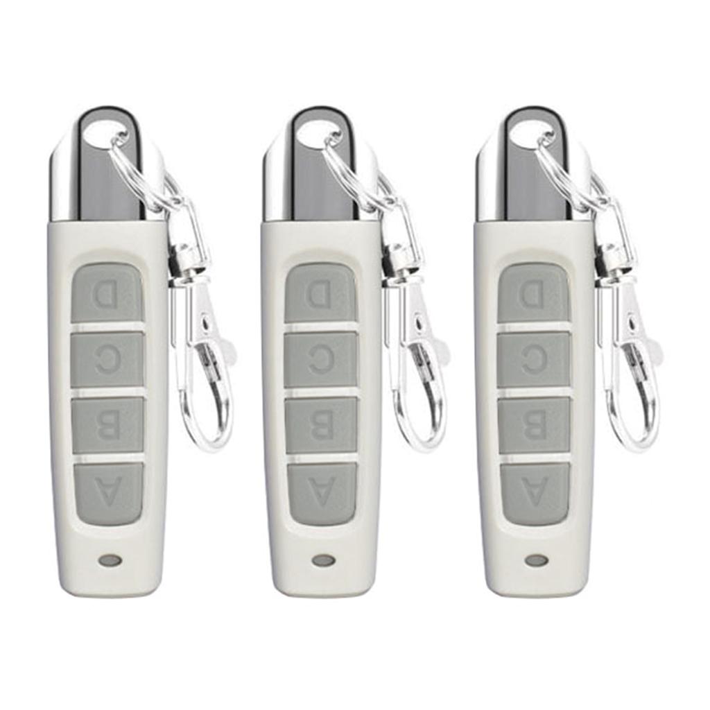 3pcs Easy To Use Copy Remote Controller Universal Garage Door Wireless Cloning Key Fob for Electric Openers Car Alarms