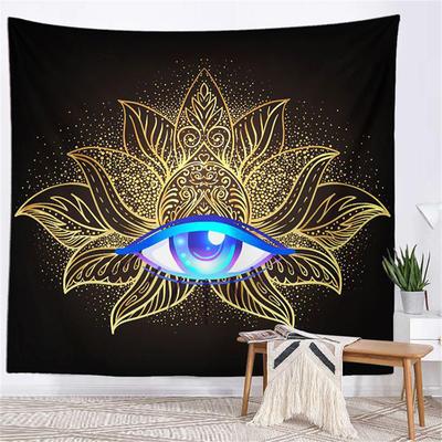 Chakra Eyes Lotus Yoga Meditation Wall Hanging Buddha Spiritual Bohemian Tapestry Tapestries Decoration Aesthetic  Banner