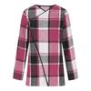 2024 Women's Plaid Print Long-sleeved Jacket - European & American Spring/Autumn Fashion