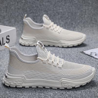 Breathable Lightweight Soft-soled Sports New 22 Summer Mesh Fly-woven Shoes Student Non-slip Comfortable Casual Shoes