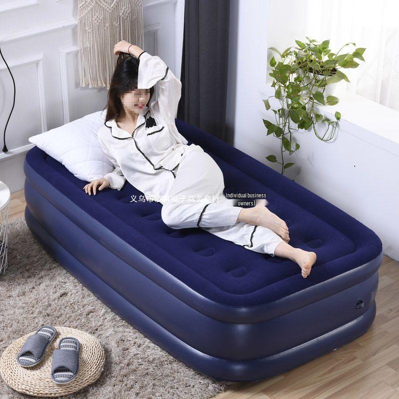 Dwuarcyzna dmuchana materac powietrzny - Jednoosobowy, Składany, Do użytku na zewnątrz i wewnątrz