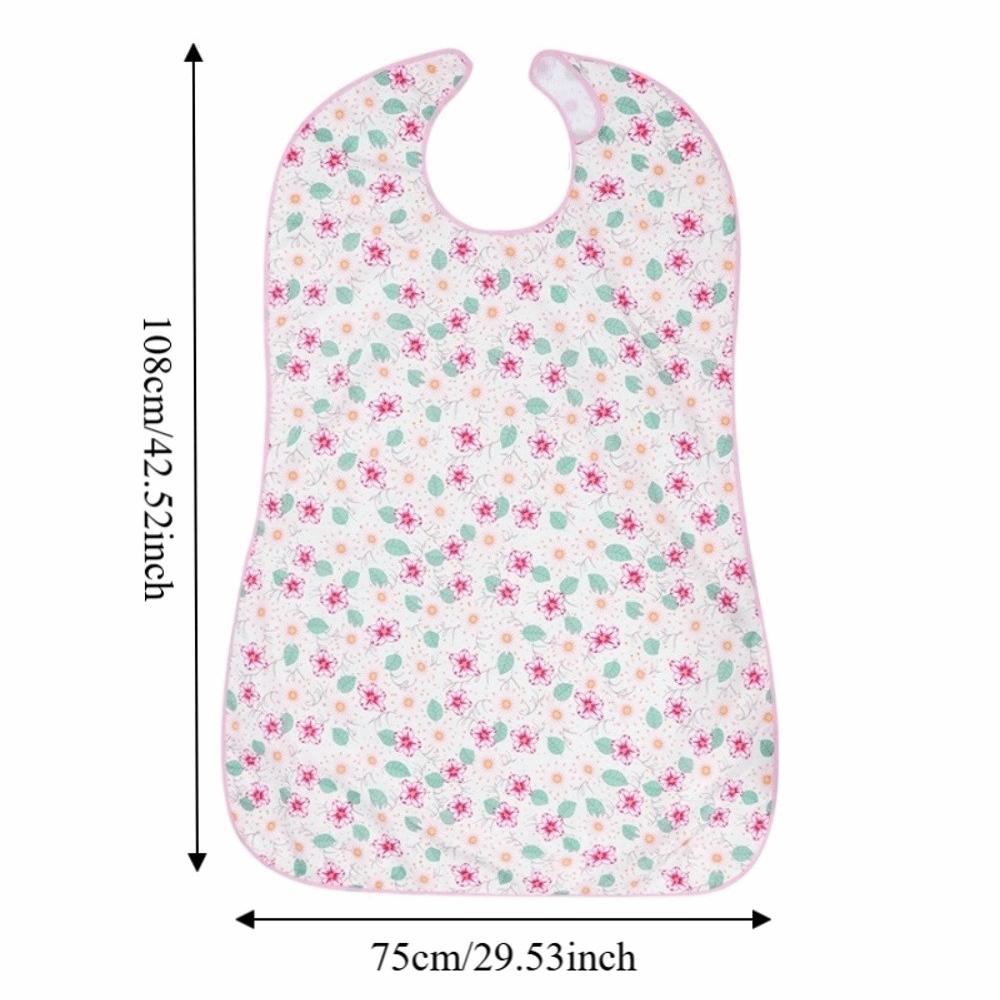 Washable 42x28 Inches Extra Large Bib Waterproof Saliva Towel  Elderly Care