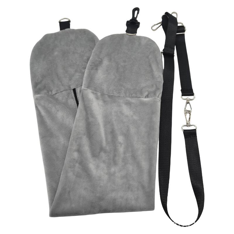 Refillable Travel Neck Pillowcase with Explosion-Proof Zipper and Storage Bag for Airplane Pillow or Clothing