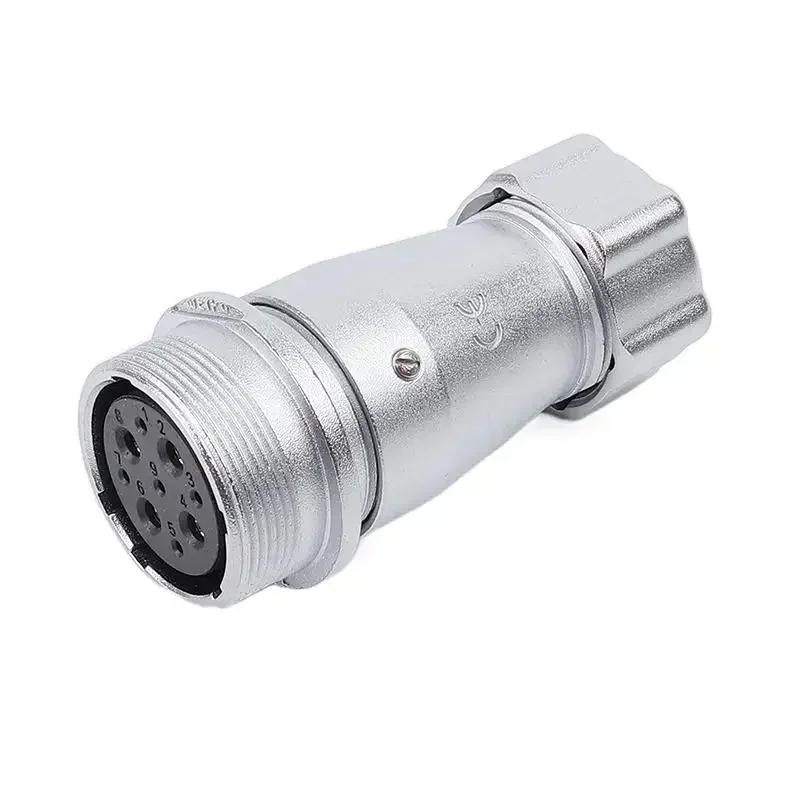 WEIPU WS24 TP+ZP 2Pin 3Pin 4Pin 10Pin 12Pin 19Pin Circular Waterproof Aviation Connector Plug Socket Multiple Core Power Adapter