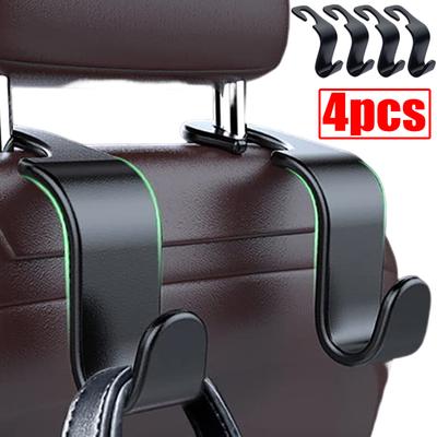 Universal Autositz Kopfstützenhaken Kleiderbügel Aufbewahrung Auto Rücksitzhaken Organizer Halter für Handtasche Auto Innenausstattung