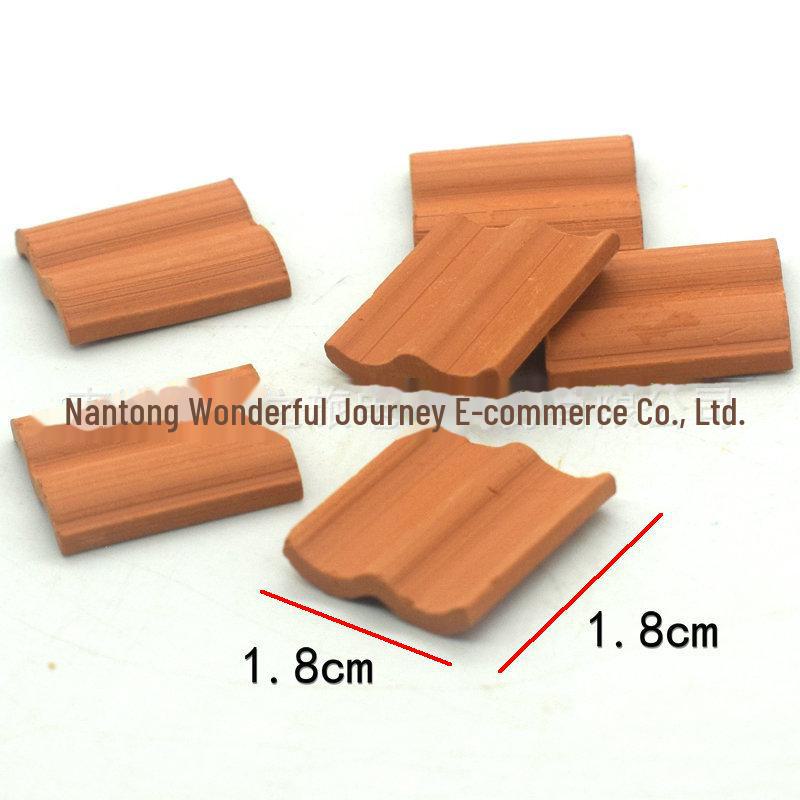 1:Kit de bricolaj cu 16 case de cărămidă în miniatură pentru copii