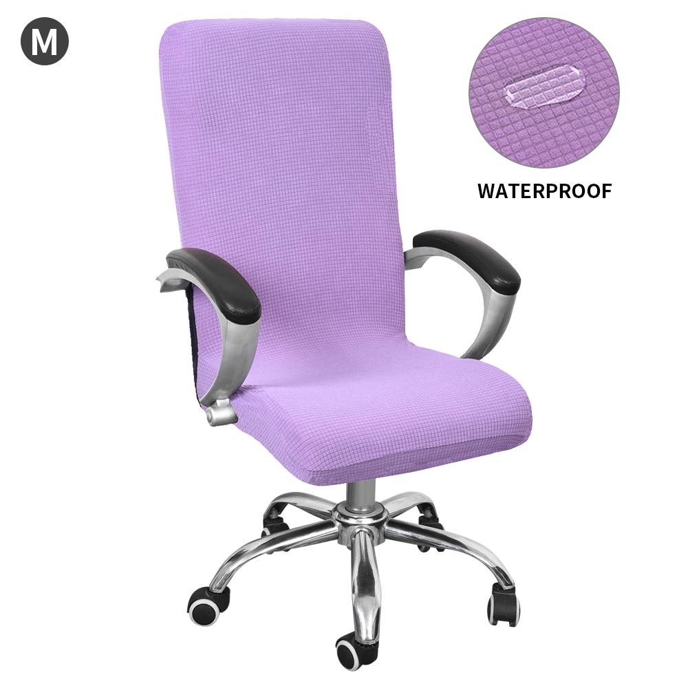 Spandex Office Chair Cover Stretch Seat Swivel Rotate Slipcovers Waterproof ELEC Spandex Office Chair Cover Stretch Seat Swivel Rotate Slipcovers Waterproof ELEC
