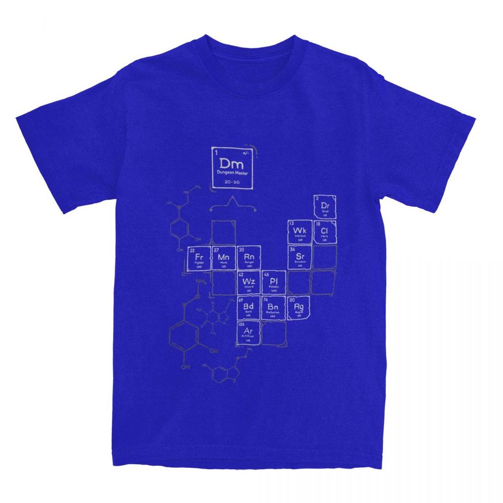 Chemistry Of Roleplay DnD Science Of D20 Dice Merchandise T Shirt Men Women Dungeon Dragon Leisure 100% Cotton Unique Tee Shirts