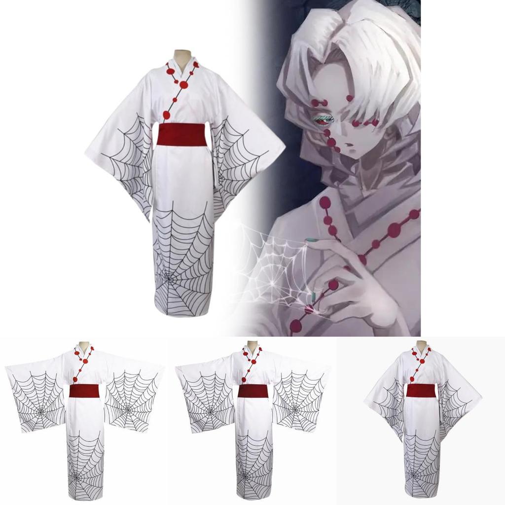 Demon Slayer Zwölf Dämonenmond Rui Cosplay Kostüm Kimono Für Anime Fans
