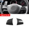 Accessoires de Voiture en ABS Cache-Volant Garniture Pour VW Golf 6 MK6 Passat B7 Jetta Bora CC Tiguan Caddy Touran Motif Fibre de Carbone