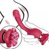 Rose Sucking Vibrator G Spot Dildo with 3 Sucking and 10 Licking Vibration Modes,Clitoral Nipple Stimulator Silicone Anal Dildo, Female Adult Sex Toys