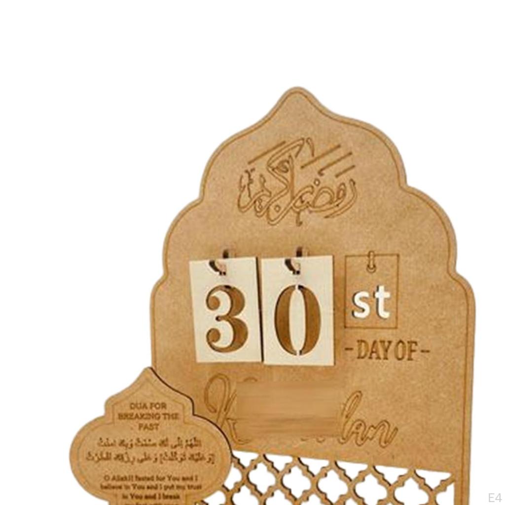 Islamic Festive Countdown Calendar for Home Decor and Gift Giving