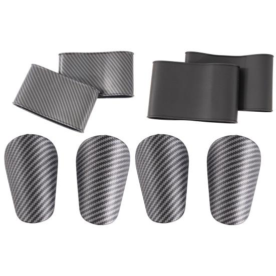 Fotball leggbeskyttere sett EVA-demping leggbeskyttere støtdempende silikonermer leggbeskyttere sett for fotballtrening