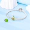 Charms Original Copper Green Avocado Heart Beads Fit Bracelet Women Jewelry Diy Fine Gift Accessory