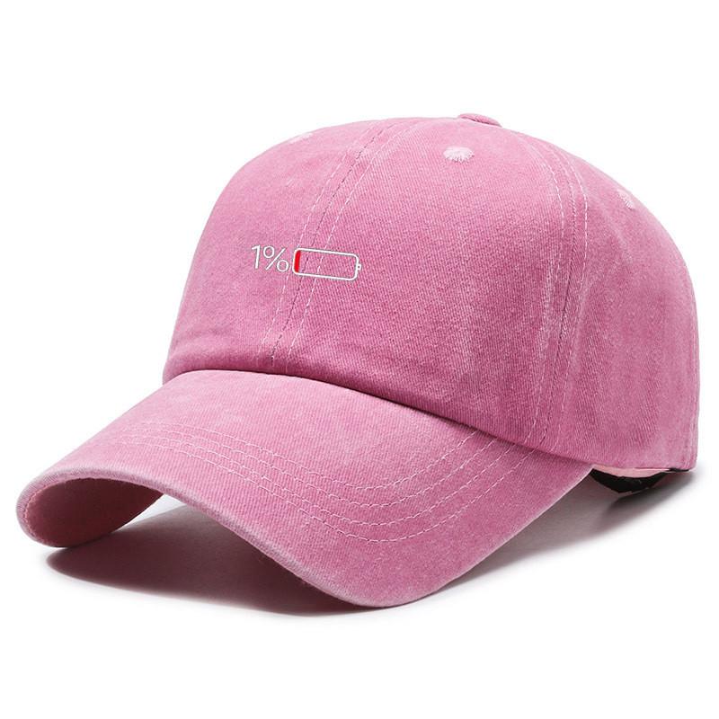 Vintage Wash Cotton Baseball Cap With Curved Brim For Casual Style And Sun Protection