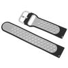 20mm Soft Silicone Watch Band Strap Wristband Replacement with Air Holes for Amazfit GTS 3Black Gray