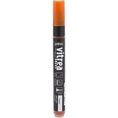 Felt-tip Pen - Glass Paint - Glossy - Paprika Orange - Vitrea 160 - Pébéo