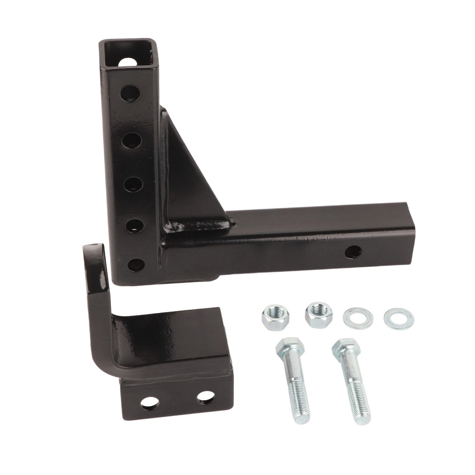 

10in Drop Hitch Ball Mount 5000lbs Capacity Heavy Duty Adjustable for 2in Receiver RV Trailer
