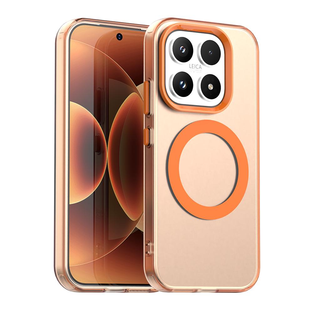 Matte Candy Magnetic Wireless Charge Transparent Case For Xiaomi 17 15T Pro Redmi Note 15 Pro Plus 15C Shockproof Phone Cover