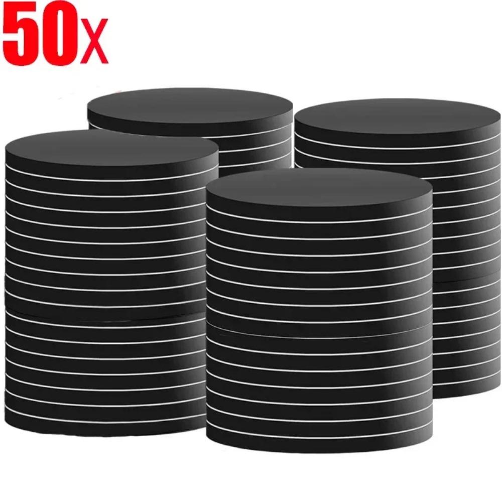 300pcs Magnetic Round Self Adhesive Disc Magnets Round Rubber Soft Magnetic Sheet 20X2mm for Refrigerator Office DIY Projects