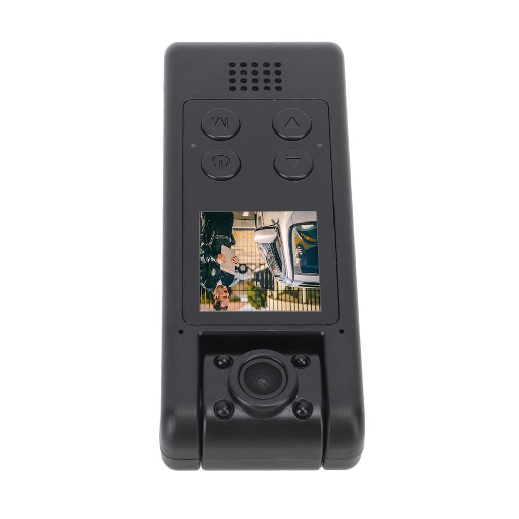 Body Worn Video Recorder 4K Ultra HD 140 Degree Wide Angle 1200 MAh WiFi Mini Back Clip Camera for Law Enforcement