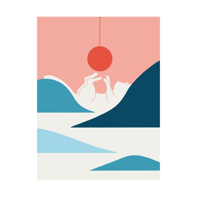 

Абстрактное животное, кошка, пейзаж, настенный художественный постер и печать, большая волна, холст, картина, горное солнце, картина 21cm×30cm NoFrame