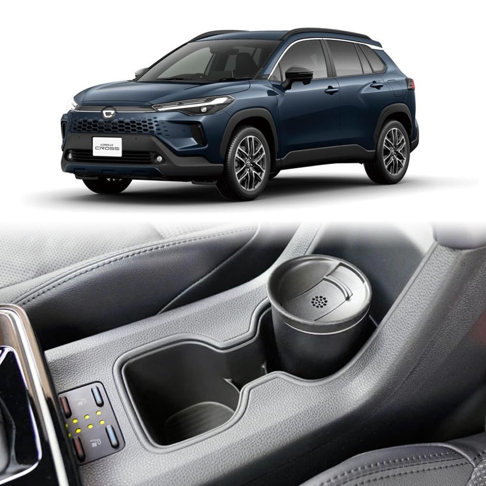 Center Console Drink Holder Cup Cover Made of TPE Specifically Designed for the 2025 Model Year Current Corolla Prevents Rattling Car Material, -