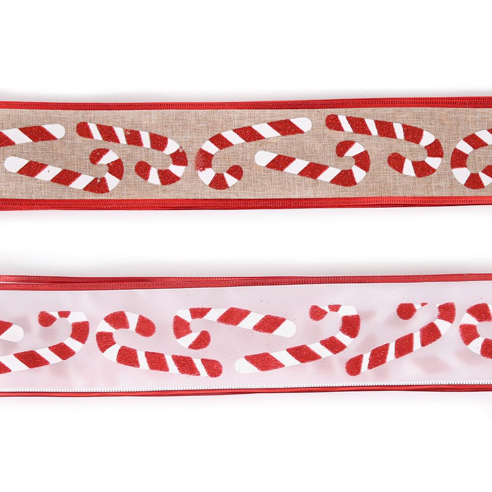 63cm Fabric Versatile Christmas Ribbon For Holiday Gift Packaging And Decorating