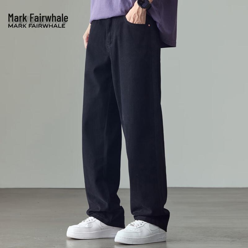 

Джинсы мужские FAIRWHALE свободного прямого кроя, 100% хлопок 40