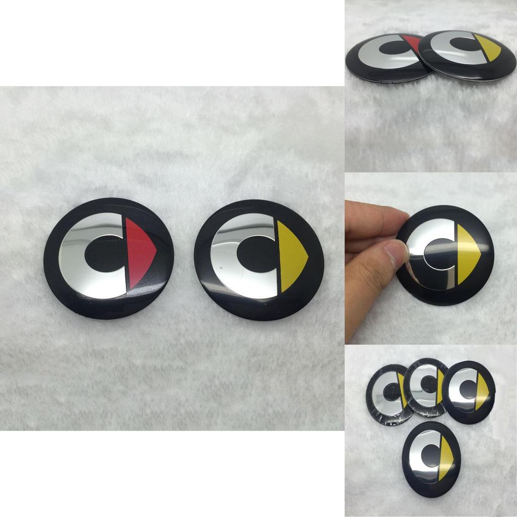 Car 565mm 4pcs Styling Aluminum Car Wheel Center Hub Cap Stickers Smart For Wheel Center Cap