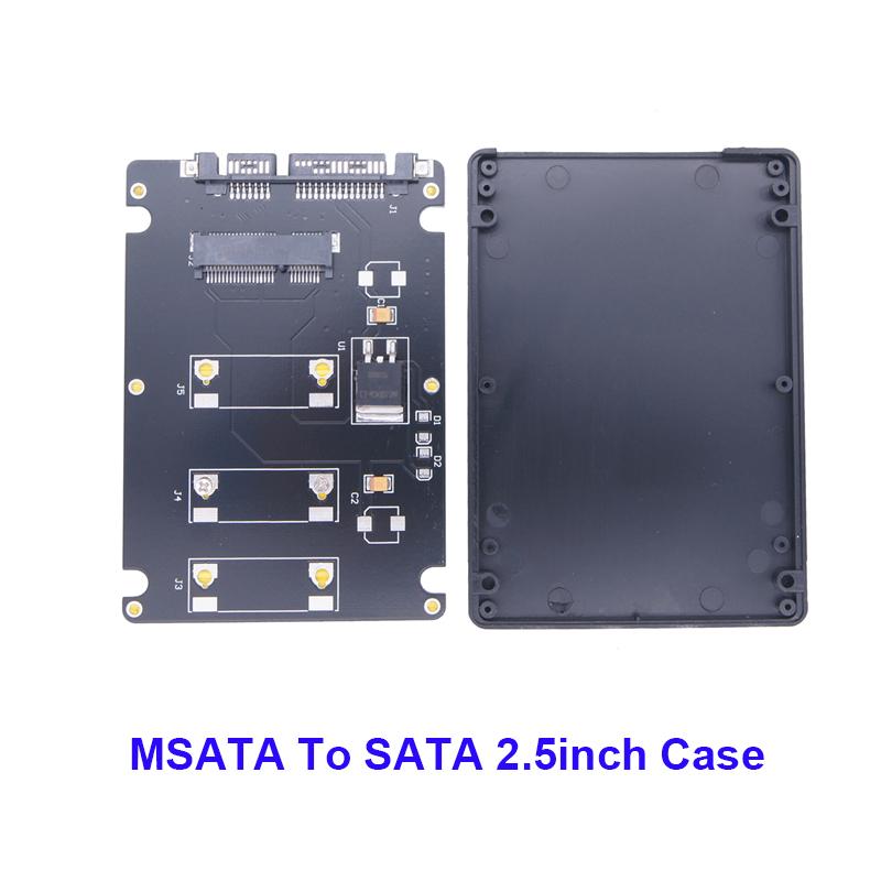 

M.2 NGFF SSD MSATA To 2.5inch SATA Case Serial Port External Built-In Hard Disk Box Msata To Sata 3 3.0