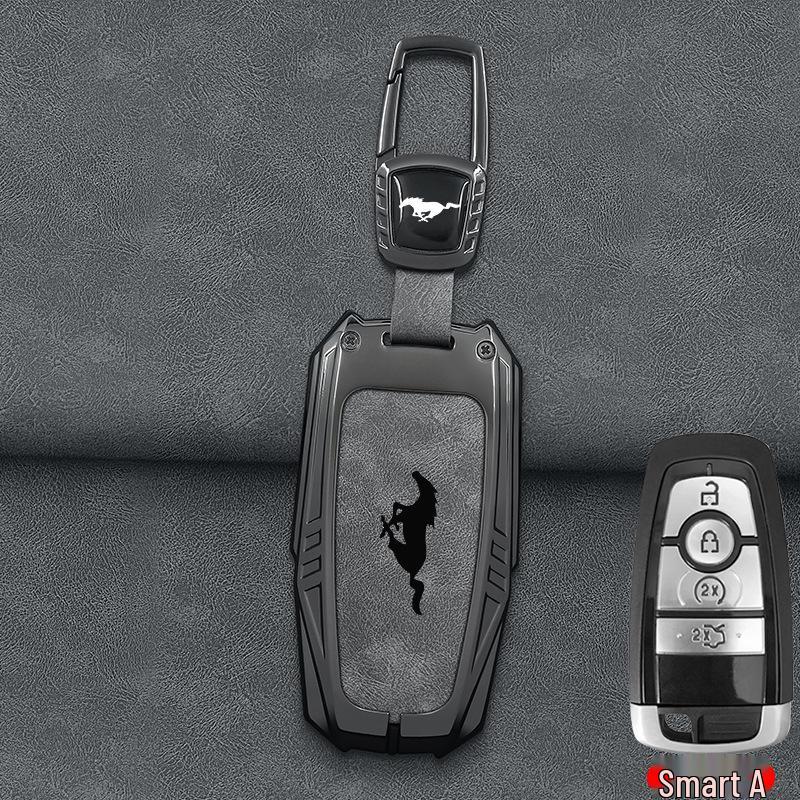 Estojo para Chaves e Óculos Cavalo Elétrico para Ford Mustang Cobra - Concha Protetora e Fivela Unissex
