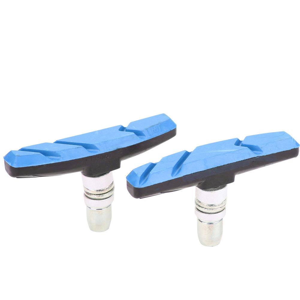 A Pair Mixture Material Silent Mountain Bike Brake Pad Blocks Shoes   Cycling Accessories
