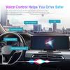 4K Ultra HD Wireless CarPlay Unit, Built-In Optical Sensor WiFi GPS Navigator + Dual Recording Vehicle Dashcam