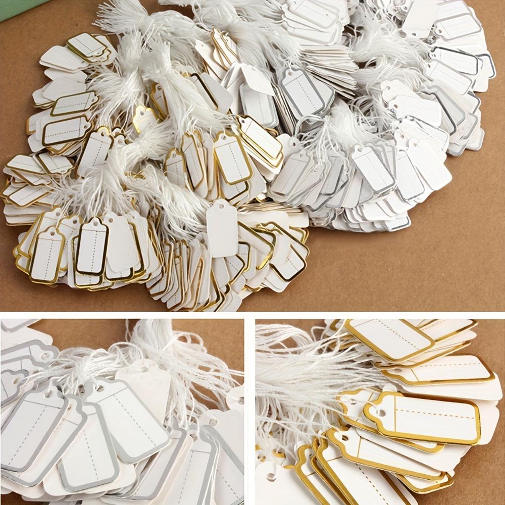 200 Pcs, Jewelry, Jewelry Price Label Paper, Price Label, Price Tag, Phnom Penh, Silver Edge Price, Money Tag.