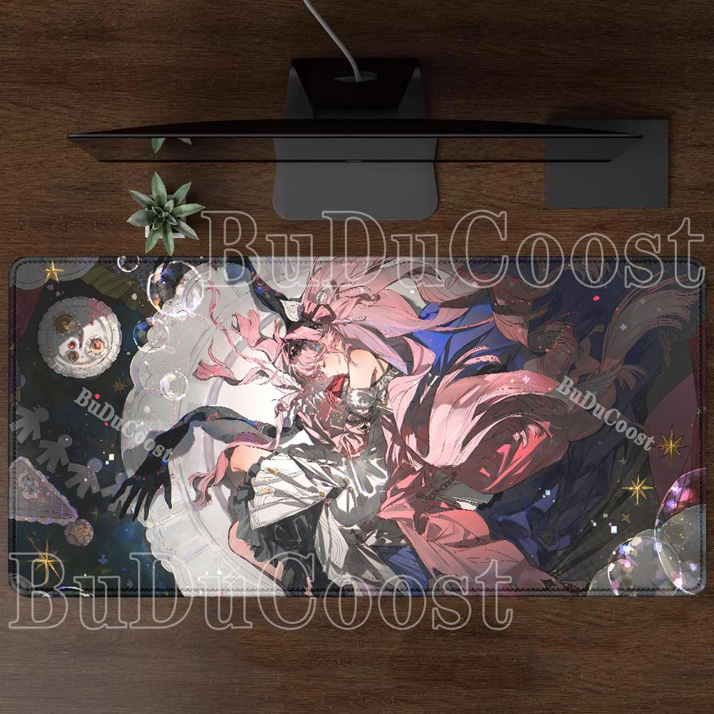 Denia Wuthering Waves Mousepad Kawaii Anime Girl Gaming Keyboard Mouse Pad Office Accessories HD Printing Overlock XXL Desk Mat
